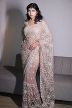 Golden Radiance Diamond Embroidered Saree