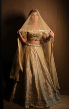Sunehri Noor – Golden Bridal Lehenga with Dupatta