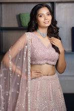 Pink Elegance Embroidered Designer Lehenga