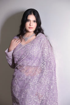 Lavender Diamond Dream Saree