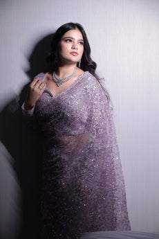 Lavender Diamond Dream Saree