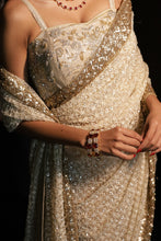 Timeless Glow Off-White Saree