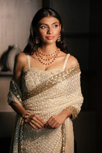 Timeless Glow Off-White Saree