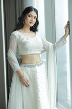 Ethereal White Diamond Lehenga