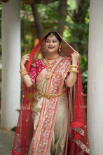Mystic Grey Designer Silk Saree