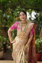Luminous Gold Silk Saree