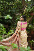 Luminous Gold Silk Saree
