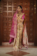 Luminous Gold Silk Saree