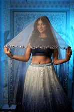 Midnight Waves Embroidered Leheng