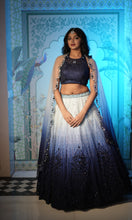 Midnight Waves Embroidered Leheng
