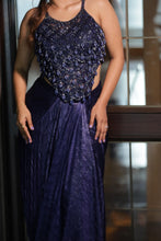 Midnight Glam Embellished Draped Skirt