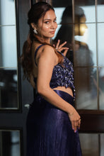 Midnight Royale Sequin Lehenga Set