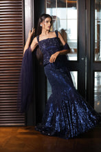 Ritziness Sequin Fishcut Skirt with Peplum Top