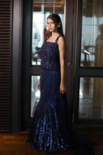Ritziness Sequin Fishcut Skirt with Peplum Top