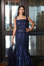 Ritziness Sequin Fishcut Skirt with Peplum Top