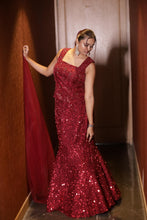 Maroon Sequin Corset Top with Fishcut Lehenga Skirt Set