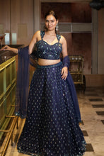 Midnight Royale Sequin Lehenga Set