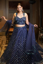 Midnight Royale Sequin Lehenga Set