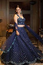 Midnight Royale Sequin Lehenga Set