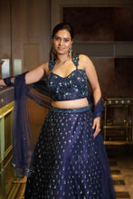 Midnight Royale Sequin Lehenga Set