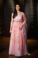 Orange Blossom Hand Embroidered Designer Lehenga
