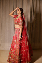 Suhani Red Bridal Embroidered Lehenga
