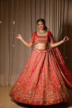 Suhani Red Bridal Embroidered Lehenga
