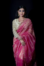 designer saree,IRIS Purple Metallic saree, peach saree, navi mumbai saree, sequins saree 