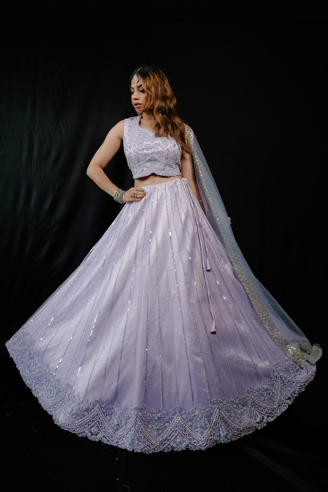 PASTEL ALIZE LEHENGA