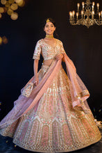 WHITE PINK 'SEHER' LEHENGA