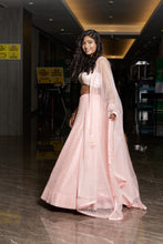 PEACH CRYSTAL 'AAINA' LEHENGA