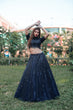 NAVY BLUE MIRAYA LEHENGA